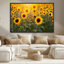 Sunflower Sunshine Wall Art Canvas Print by MyGreatCanvas | Canvas Wall Art Prints | Photo Prints & Wall Decor