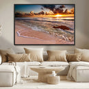 Sunset on Ocean Wall Art Canvas Print by MyGreatCanvas | Canvas Wall Art Prints | Photo Prints & Wall Decor