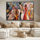 Abstract Afro American Jazz Canvas Wall Art | Music-Inspired by MyGreatCanvas | Canvas Wall Art Prints | Photo Prints & Wall Decor