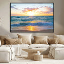 Coastal Wall Art - Vintage World Map Canvas Print with