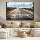 Recovery Road Wall Art Canvas Print