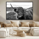 Longhorn Steer Canvas Print Wall Art, Highland Cow Canvas by MyGreatCanvas | Canvas Wall Art Prints | Photo Prints & Wall Decor