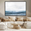 Blue Ocean Abstract Artwork Wall Art Canvas Print