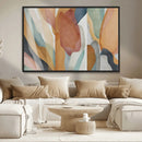 Boho Wall Art Canvas Print Set, Watercolor Boho Wall Art