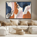 Boho Wall Art Canvas Print Set Mid-Century Prints Bohemian