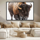Bison Wall Art Canvas Print For Farmhouse, Wild Animal Wall by MyGreatCanvas | Canvas Wall Art Prints | Photo Prints & Wall Decor