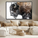 American Bison Wall Art Print – Majestic Buffalo Canvas