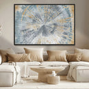 Radiant Abstract Wood Rings Canvas Art – Modern Triptych by MyGreatCanvas | Canvas Wall Art Prints | Photo Prints & Wall Decor