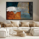 Modern Abstract Canvas Art Canvas Print - Framed and Ready