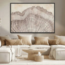 Tree Ring Wall Art Triptych, Rustic Wood Ring Canvas Print,