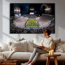 Penn State Football Wall Art Canvas Print – Framed Stadium
