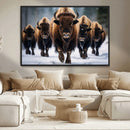 Buffalo Wall Art Canvas Print, American Bison Herd Wall Art by MyGreatCanvas | Canvas Wall Art Prints | Photo Prints & Wall Decor