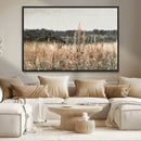 Abstract Wildflower Art Field Landscape Oil Painting Print,