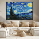 Vincent Van Gogh The Starry Night Abstract Wall Art Canvas