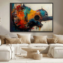 Abstract Guitar Wall Art Canvas | Vibrant Music-Inspired Art by MyGreatCanvas | Canvas Wall Art Prints | Photo Prints & Wall Decor