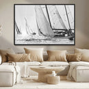 Yacht Sailboat Regatta Canvas Wall Art Canvas Print
