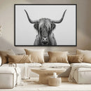 Farmhouse Longhorn Wall Art Canvas Print, Longhorn Texas by MyGreatCanvas | Canvas Wall Art Prints | Photo Prints & Wall Decor
