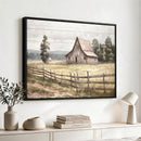 Rustic Farmhouse Barn Wall Art | 3-Panel Framed Gallery Wrap