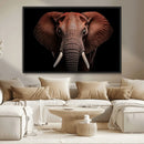 Wild Elephant Wall Art Canvas Print, Africa Savannah Wild by MyGreatCanvas | Canvas Wall Art Prints | Photo Prints & Wall Decor