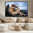 Fallen Angel Wall Art Canvas Print – Classic Art, Framed,