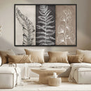 Minimalist Botanical Wall Art Canvas Print, Framed and Ready