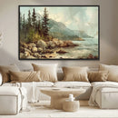 Abstract Acadia National Park Wall Art Canvas Print -