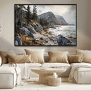 Serene Coastal View of Acadia National Park - Stunning