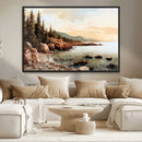 Serene Coastal View of Acadia National Park Wall Art -