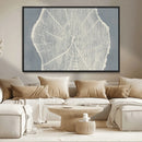 Abstract Tree Ring Wall Art Canvas Print – Nature-Inspired,