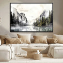 Yosemite Valley Wall Art Canvas Print – Framed and Ready to