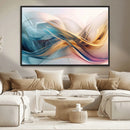 Abstract Flowing Colors Wall Art Canvas Print