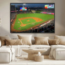 Angel Stadium Aerial Canvas Print – Los Angeles Angels