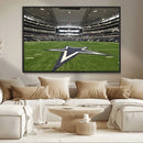 Dallas Cowboys Football Team Print - Arlington AT&T Stadium by MyGreatCanvas | Canvas Wall Art Prints | Photo Prints & Wall Decor