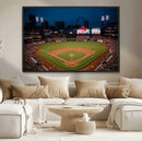 St. Louis Cardinals Baseball Team Print - Busch Stadium Wall by MyGreatCanvas | Canvas Wall Art Prints | Photo Prints & Wall Decor