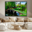 Augusta National Golf Club Wall Art - Panoramic Bridge & by MyGreatCanvas | Canvas Wall Art Prints | Photo Prints & Wall Decor