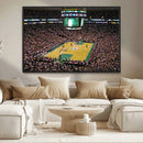 TD Garden Basketball Canvas Wall Art - Boston Celtics Live by MyGreatCanvas | Canvas Wall Art Prints | Photo Prints & Wall Decor