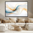 Decorative Turquoise Abstract Wave Wall Art Canvas Print by MyGreatCanvas | Canvas Wall Art Prints | Photo Prints & Wall Decor