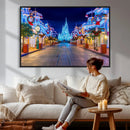 Disney Wall Art | Castle Large Wall Art Disney Magic Kingdom