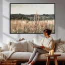 Rustic Field Landscape Wall Art Print, Giclee Canvas Wall