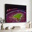 Bryant-Denny Stadium Night Game Triple Canvas Wall Art -