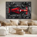 Ferrari Pit Stop Canvas Wall Art – Precision and Speed