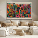 Framed Yayoi Kusama 1986 Wall Art Print – Japanese Wall Art
