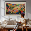 Framed Yayoi Kusama 1986 Wall Art Print – Japanese Wall Art