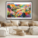Framed Yayoi Kusama 1986 Wall Art Print – Japanese Wall Art