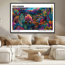 Framed Yayoi Kusama 1986 Wall Art Print – Japanese Wall Art