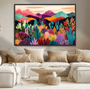 Abstract Kusama Print - Landscape Canvas Wall Art Print - by MyGreatCanvas | Canvas Wall Art Prints | Photo Prints & Wall Decor