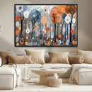 Abstract Winter Landscape Canvas Wall Art Print - Large by MyGreatCanvas | Canvas Wall Art Prints | Photo Prints & Wall Decor