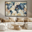 World Map Canvas Print – Framed Wall Art for Couples, by MyGreatCanvas | Canvas Wall Art Prints | Photo Prints & Wall Decor