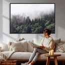 Misty Forest Wall Art | Foggy Forest Canvas Print | Large by MyGreatCanvas | Canvas Wall Art Prints | Photo Prints & Wall Decor