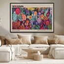 Yayoi Kusama Wall Art Canvas Print, Abstract Art, Large